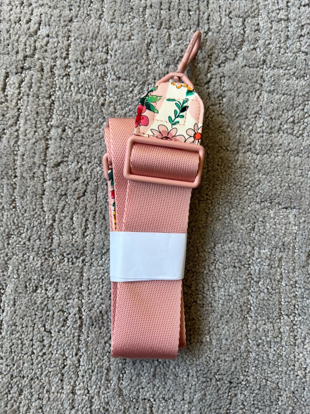 Vera Bradley Pink Floral Adjustable Replacement Strap